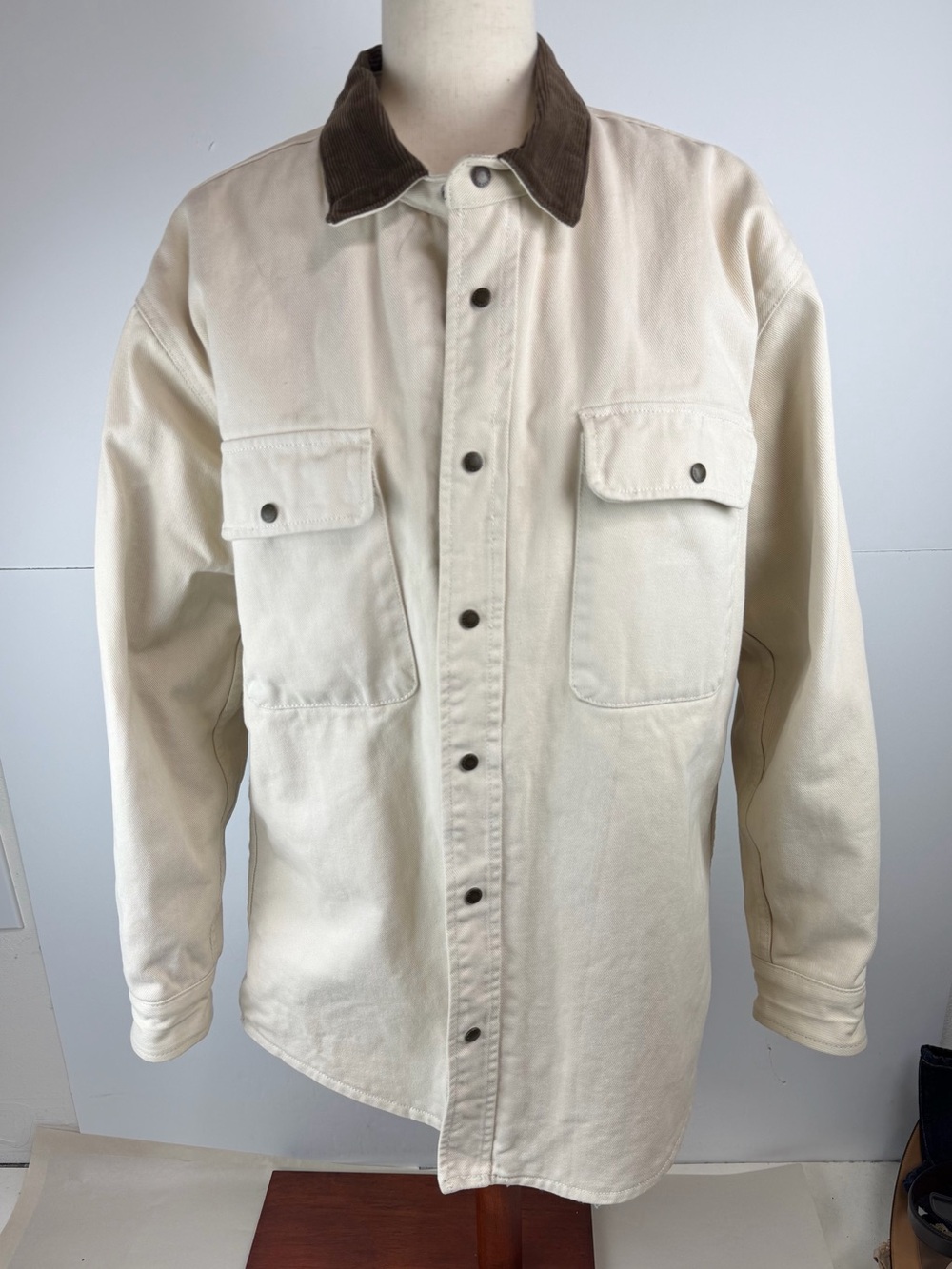 Brandy Melville J.Galt Sherpa Long Jacket Button-Up Small
